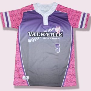 Custom Baseball 2 Button Jersey Front